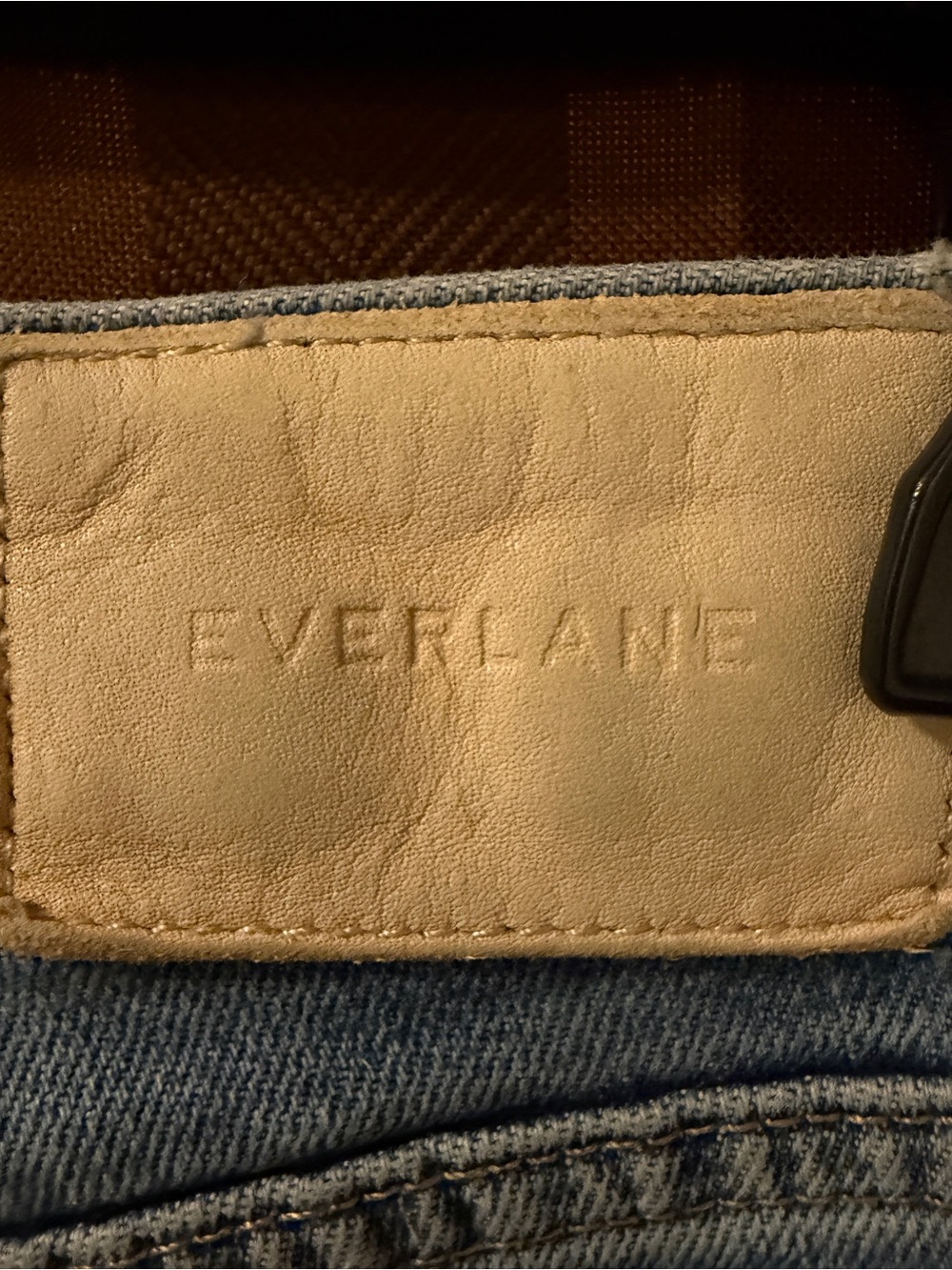 Everlane High Rise Straight Jean - Picture 7 of 9
